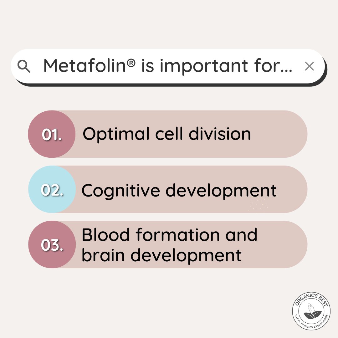 organicbestshop's tweet image. What is #Metafolin? 
It’s a premium natural form of folate and folate is a natural form of vitamin B9 that’s found in breast milk. 
That’s why we recommend these #Babyformulas from #HiPP
👉🏼 Shop now - organicsbestshop.com