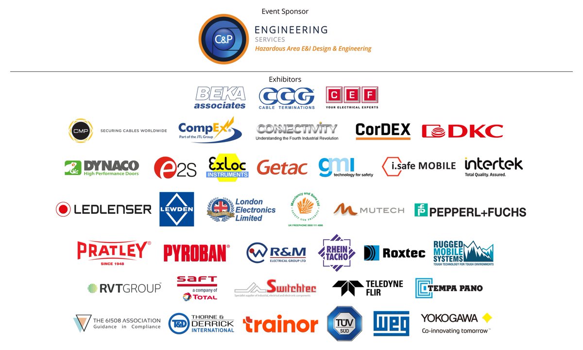 HazardEx's tweet photo. ๐Hazardex Live! 2023 -- Act now for exhibition visitor registration or delegate places
https://t.co/UdGQSgEEgT
#ATEX #IECEx #HazardousAreas #ProcessSafety #UKEX #UKCA #Safety #Oil #Gas #Chemical #Petrochemical #Hydrogen #Renewables #ExplosionSafety #FunctionalSafety #SIS https://t.co/D5PJbVNqEl