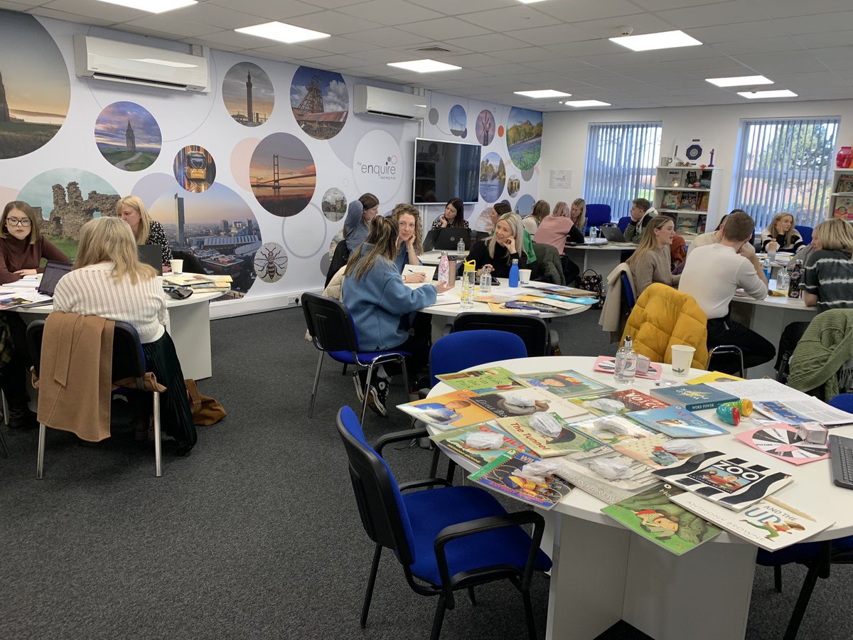 kashleyenglish's tweet photo. A great morning so far discussing how to embed contextual #vocabulary instruction, using both explicit and implicit approaches, in the Early Years and KS1 with @EnquireTrust teachers and leaders. #WordPower #Unlock #PowerUp #Recharge #WeeklyTopTen https://t.co/nfqLw9GVZ8