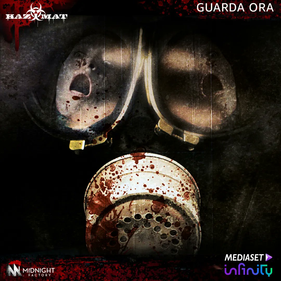00factory's tweet image. Un gruppo di amici e una troupe televisiva si ritrovano chiusi in un edificio abbandonato in balia di un pazzo omicida: cosa potrà mai succedere? #Hazmat vi aspetta sui nostri canali #MidnightFactory su #PrimeVideoChannels e su @MediasetPlay!