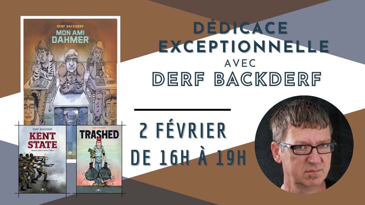 LaFlibuste_Lib's tweet photo. Dédicace exceptionnelle avec @DerfBackderf et @Editionscaetla jeudi 2 février dans notre librairie de @Fontenay94120
https://t.co/NrKVmktK0T
#dedicaceBD #dedicace #BD #bandedessinee #derfbackderf #romangraphique https://t.co/6cyTJvGggw