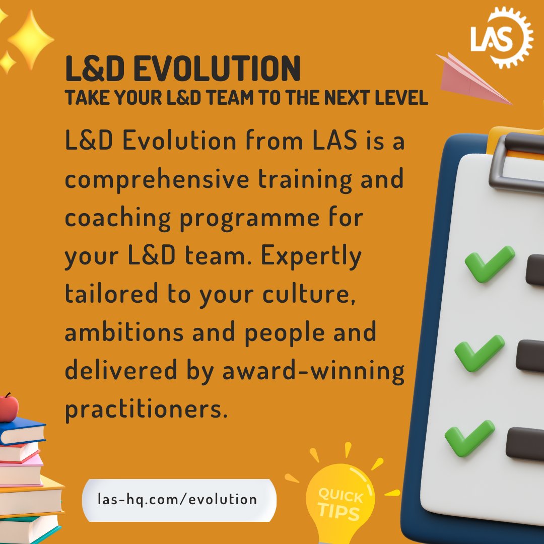 LASLearning's tweet image. Unleash Your L&amp;amp;D Team&apos;s Potential With L&amp;amp;D Evolution From LAS.
We have the skills, knowledge &amp;amp; tools to help you make your team AWESOME!
Have a look over our information and get in touch to find out more - 
las-hq.com/evolution #LASLearningEvolution #NewYearNewSkills #Skills