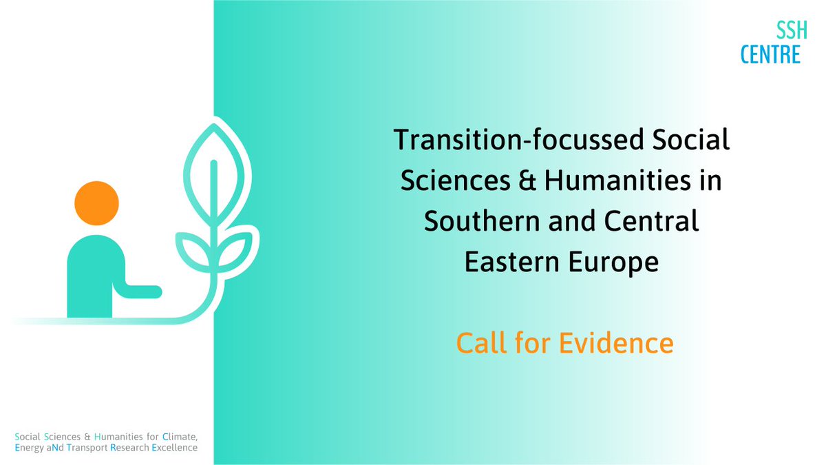 Hey #researchers! If you've worked in Southern&amp;Central Eastern #Europe within #climate, #energy&amp; #mobility fields, participate in this Call for Evidence to help overcome fragmentation by enabling better #SSH #research presence.
(10-20 min survey, promised)
surveyor.rkk.hu/index.php?sid=…