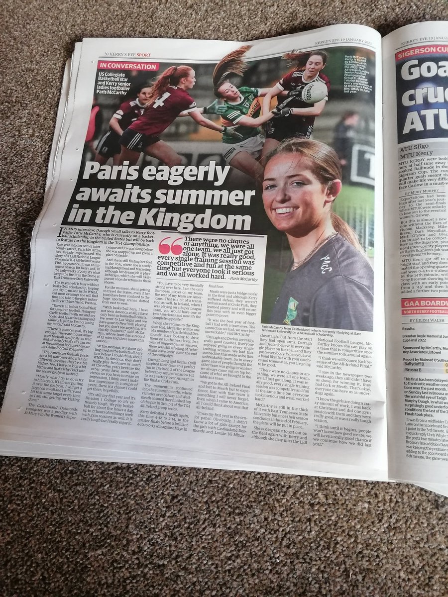 kerryladiesfoot's tweet image. Thanks to @dankearney48 of the @kerryman_ie @Aidan_the_Block of the @Kerrys_Eye for the previews of the Lidl Ladies National Football League Division 1 campaign ahead of this weekend's first round fixture against Waterford #serioussupport