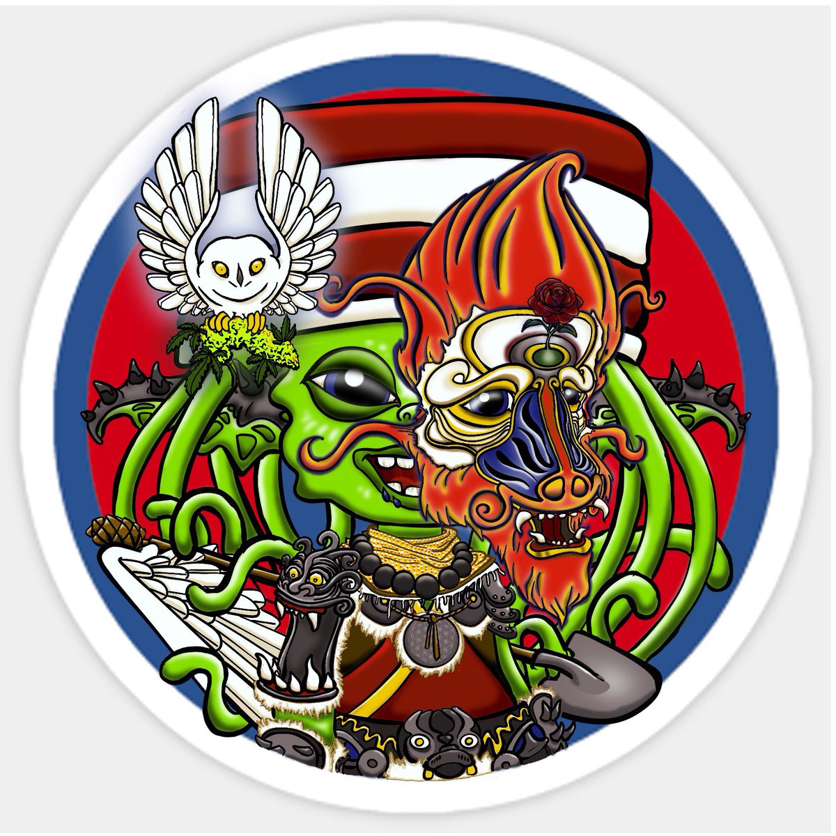 We just received this awesome creation from long term holder <a href="/Bodesnakefoot/">Bodesnakefoot</a> to celebrate our One Year Anniversary 💚 #MAD