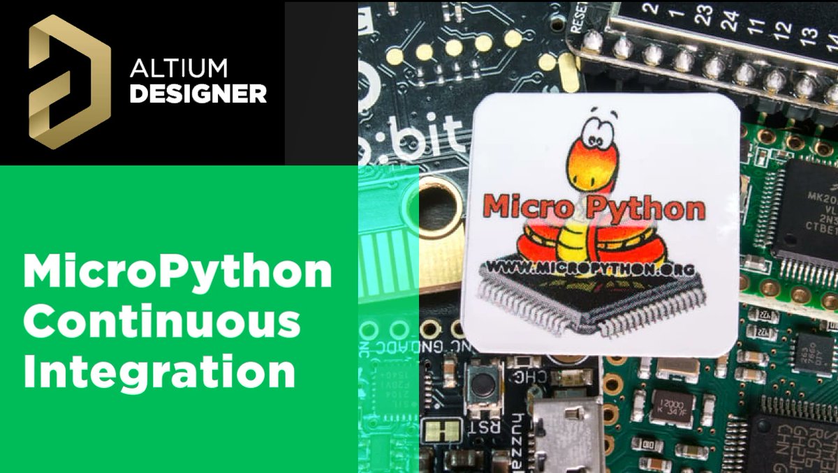 altium_it's tweet photo. In questo articolo, Ari Mahpour esamina il concetto di automazione del software e di testing in MicroPython utilizzando l'integrazione continua. https://t.co/L1BfM2eGuM https://t.co/Jvp4p9ZDUw