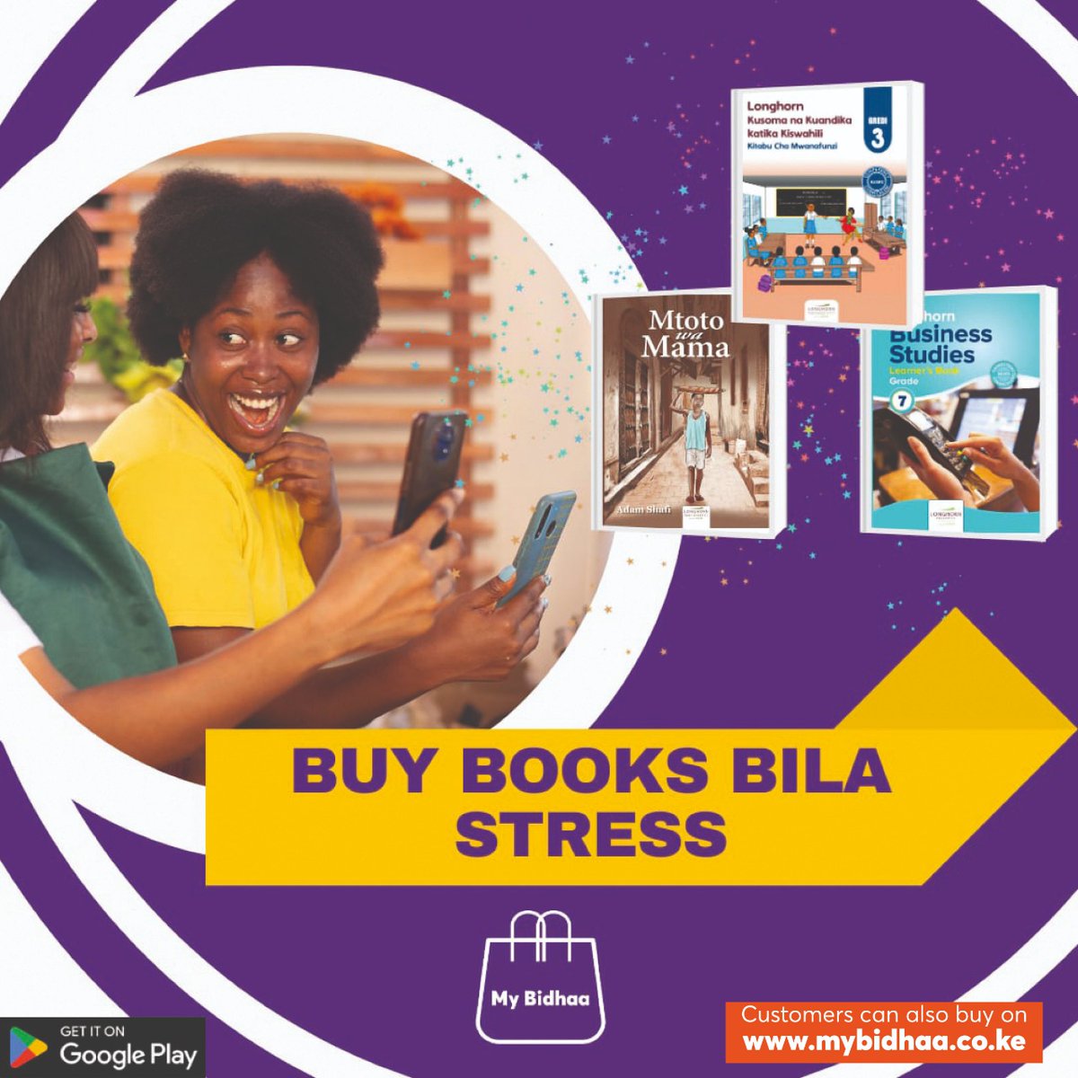 citizentvkenya's tweet photo. Don’t get stuck in ques in the bookshop buying your books and stationery. Buy on My Bidhaa and have them delivered to your doorstep. See how easy it is to buy on My Bidhaa.
@mybidhaa @Lhornpublishers @centumPLC https://t.co/5NJe0axEvF