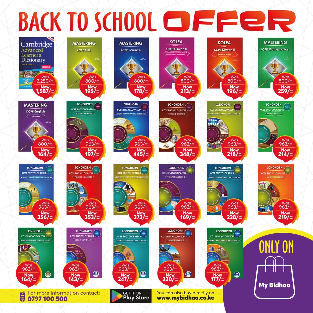citizentvkenya's tweet photo. Don’t get stuck in ques in the bookshop buying your books and stationery. Buy on My Bidhaa and have them delivered to your doorstep. See how easy it is to buy on My Bidhaa.
@mybidhaa @Lhornpublishers @centumPLC https://t.co/5NJe0axEvF
