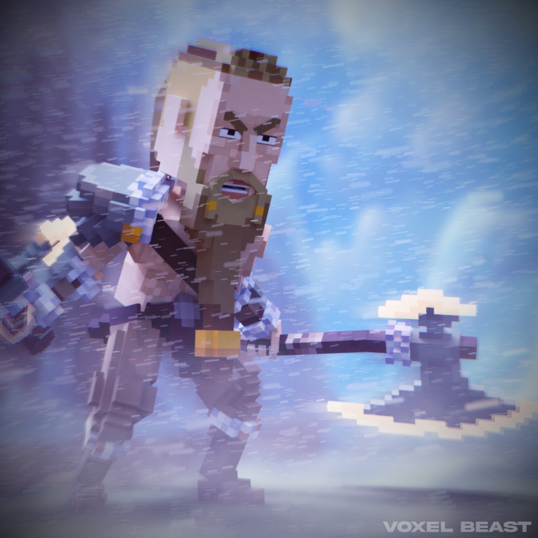 Barbarian
Voxel 3D - VoxEdit
Render - Blender

#voxedit #voxel #voxelart #voxart #voxelartist #voxartist #3dvoxel #3dvoxart #blender #3dart #picofday #voxelbeast #gamemaker #sandbox #metaverse #3dart #3dvoxel