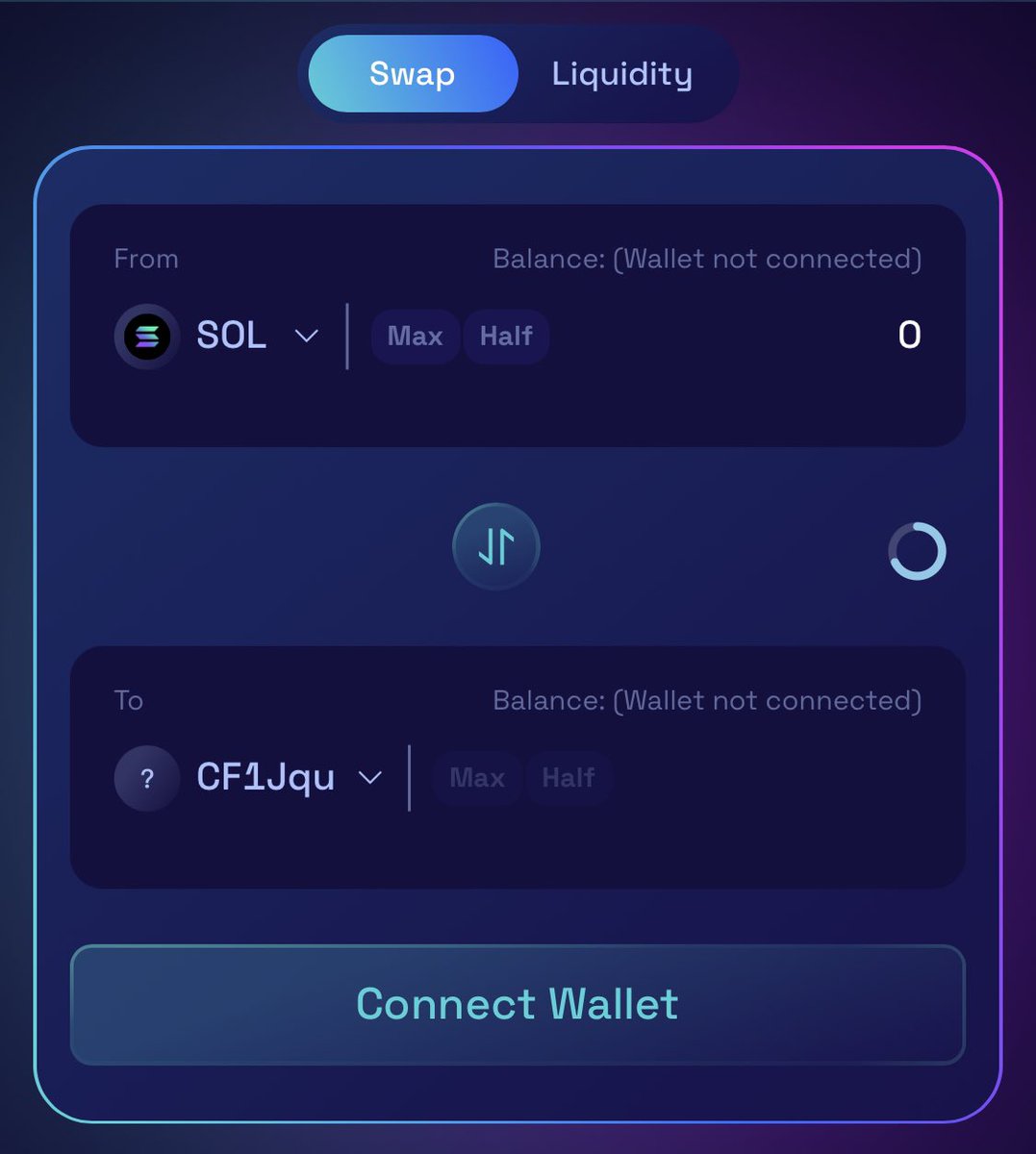 ✨Let’s get 2000 Likes and 1000 RT✨

And we add 15k🔥 USDC in liquidity 

And airdrop the 8k wallets collected and Partnerships

Now available on raydium.io/swap

Token: CF1JquiHSrzRmTVdyX2hKTWm9TgxvH7RBTuyiC8jYrLf