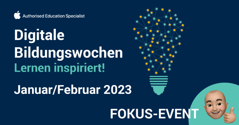 dbw_DACH's tweet photo. Fokus Online-Event: Digitale Unterrichtsvorbereitung mit dem iPad. 26. Jan 20:00 - 21:00. Jetzt kostenlos anmelden!