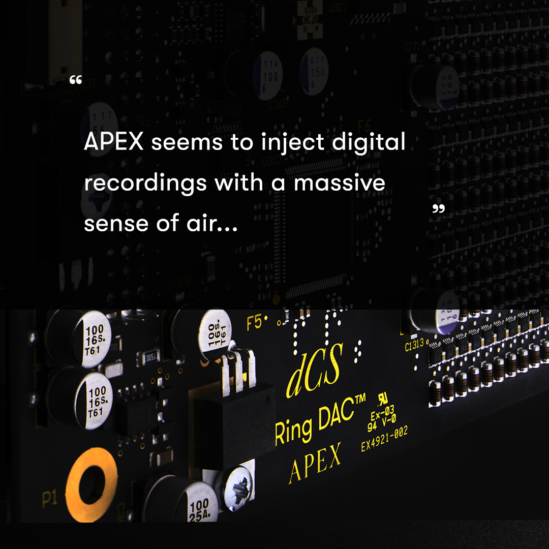 dCSonlythemusic's tweet photo. ‘It would be difficult to imagine a more formidable #DAC than the #VivaldiAPEX…’
A big thank you to #TheAbsoluteSound @TAS_magazine for naming Vivaldi #APEX your Product of the Year Award 2022 in the DAC category!
https://t.co/plilxKnAC2 https://t.co/0uIc1CIHPm