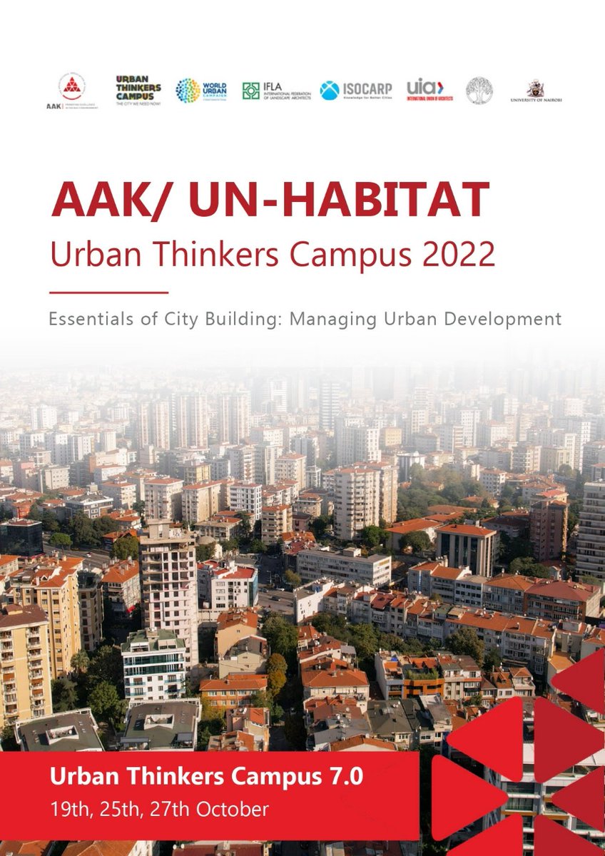 We can’t keep calm!!

The UN-Habitat/AAK Urban Thinkers Campus (UTC) 7.0 report is out.

What are the essentials of city building and managing urban development? 

💡Read; shorturl.at/nqDLX 

#TakeAction4Cities #UrbanThinkers