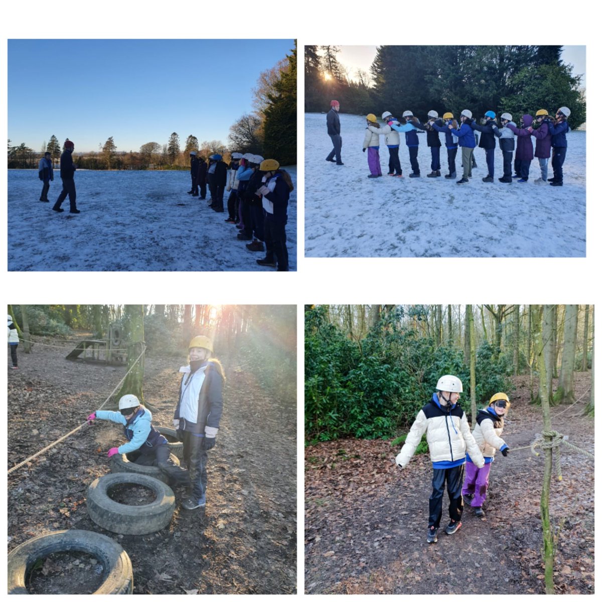 OLM_Primary's tweet photo. Group 14 having a blast during their penultimate activity! It's the blind leading the blind on the Blind Trail! ππΌ Great work Team! #OLMLockerbie23 https://t.co/qSzulHbBpy