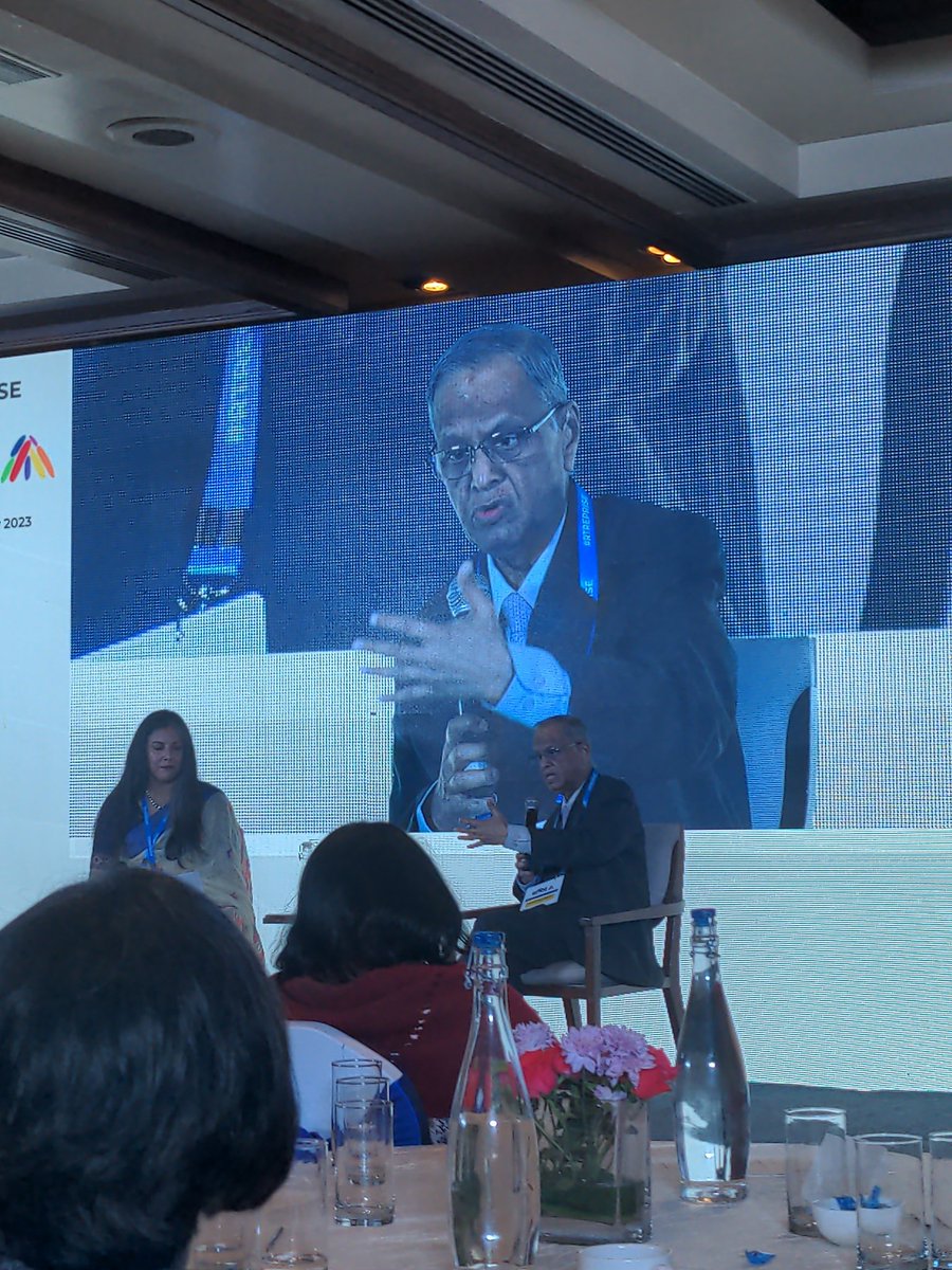 TriptiTripathi7's tweet photo. "Our country needs agencies which can forecast the revenue of companies" guides Shri @Infosys_nmurthy at
#RTREPRISE https://t.co/k4AWa9D9Tt