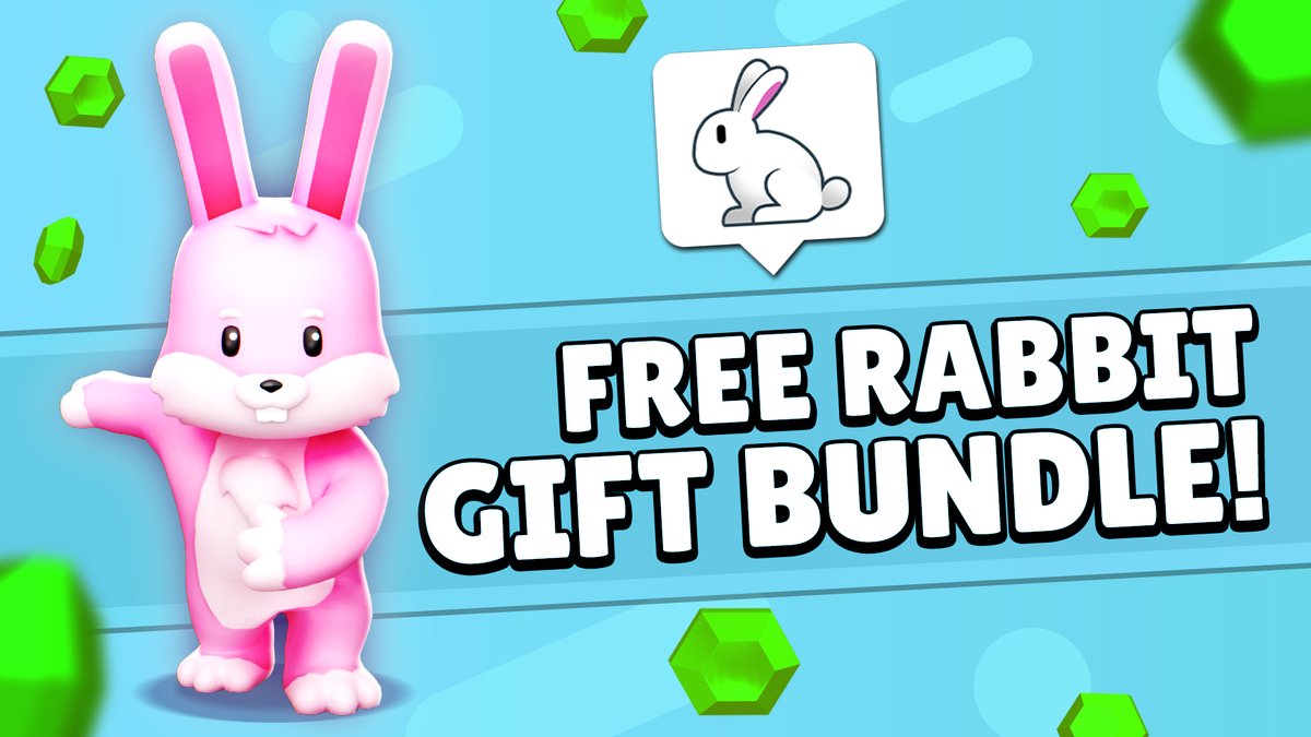 It's the year of the Rabbit 🐇 Claim your FREE Rabbit Gift Bundle in Stumble Guys today!