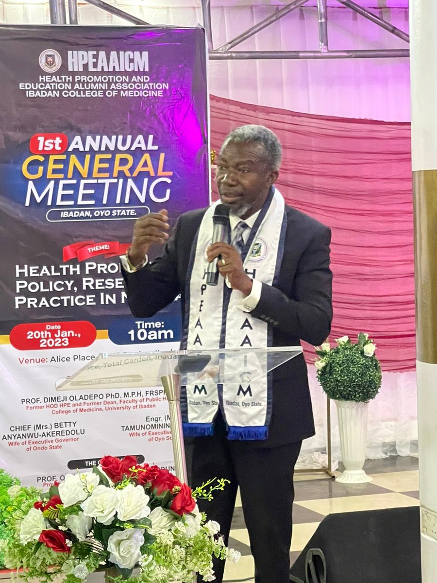 “Diseases that afflict community members are embedded within the community but not in clinics or laboratories” ~ Akin JIMOH Executive Director @devcoms speech at HPEAAICM 1st Annual General Meeting #HealthPromotionNigeria #HPEAAICMAGM #PromotingHealthTogether