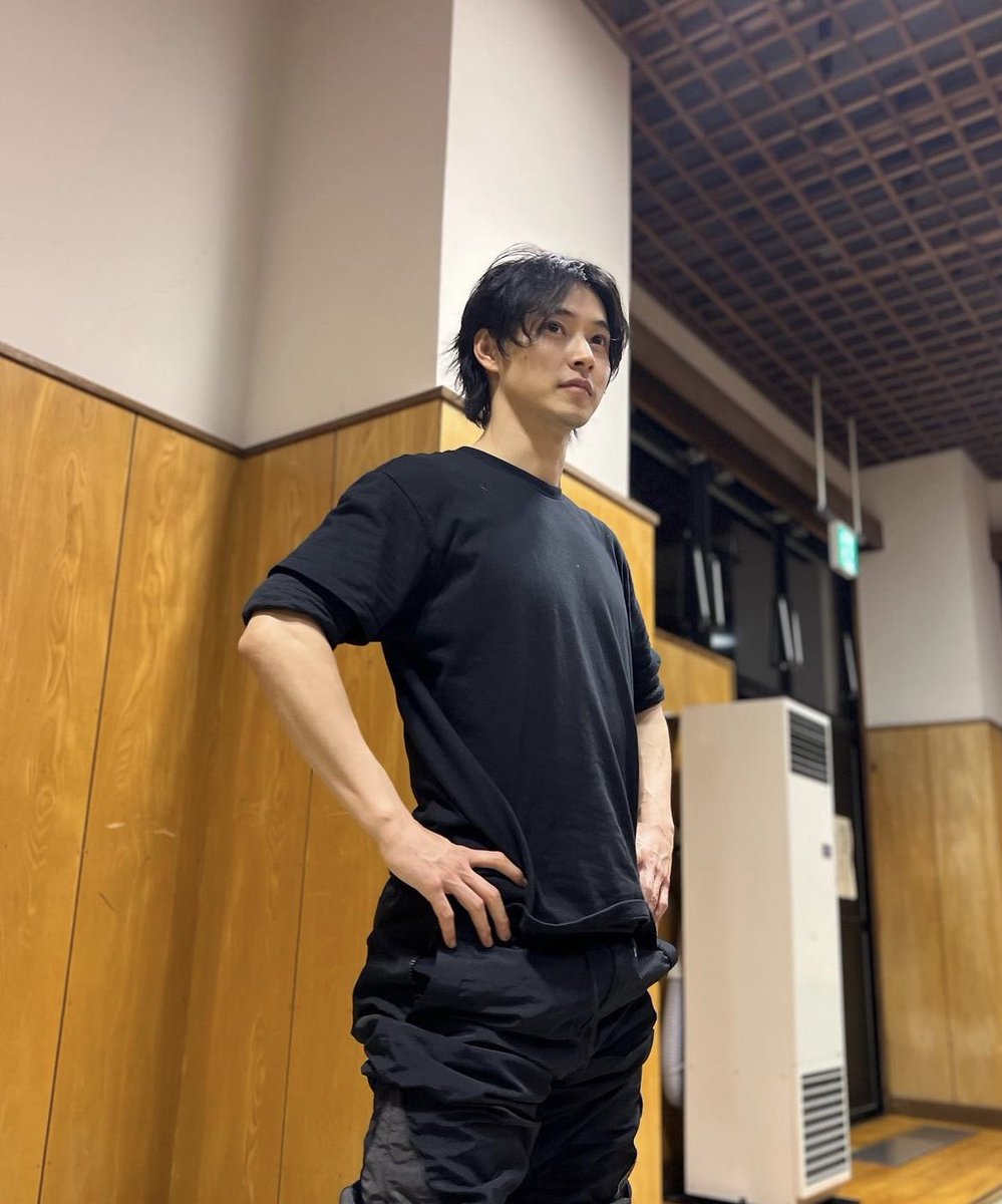 잘생겼다 … 
トレーニング中