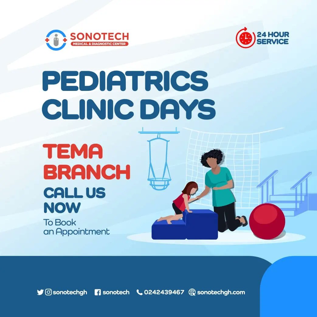 A pediatric clinic plays a vital role in the growth and development of children👧👦 after delivery🤱. 

Visit us today!

#pediatriccare  #medicalcenter  #familyhealth #postpartumcare #pediatrichealth #sonotechmedicalcenter  #totalhealthcarepartnerforlife