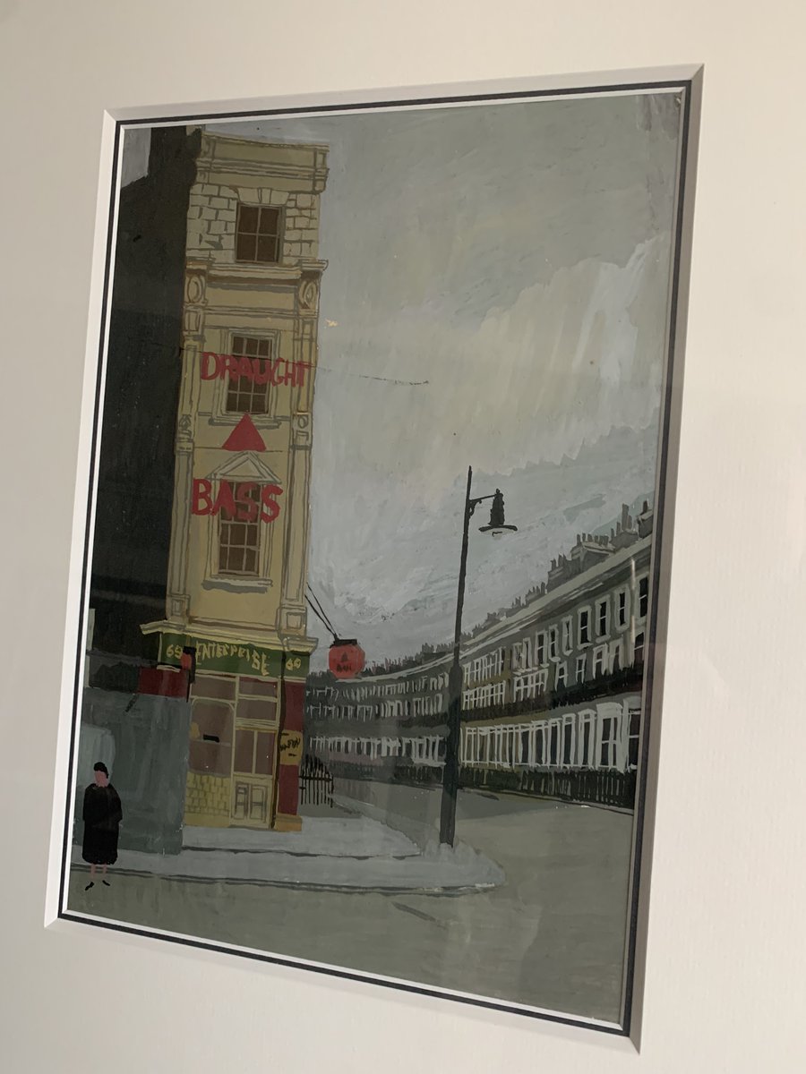 The Enterprise an Oil on Paper by Brian Hagger framed &amp; ready to be sent out to a client of <a href="/TrentArtGallery/">Trent Art Gallery</a>