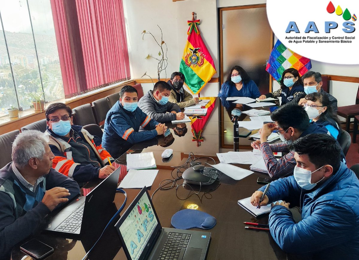 AAPSBolivia's tweet image. EMPRESA PÚBLICA SOCIAL DE AGUA Y SANEAMIENTO  S.A. #EPSAS S.A. PRESENTA A LA #AAPS SU PLAN DE CONTINGENCIA DE LA GESTIÓN 2023 EN EL MISMO SE ESTABLECIERON LAS MEDIDAS DE MITIGACIÓN QUE SE ESTÁN APLICANDO ANTE LA AUSENCIA DE LLUVIAS EN LA CIUDAD DE LA PAZ.
