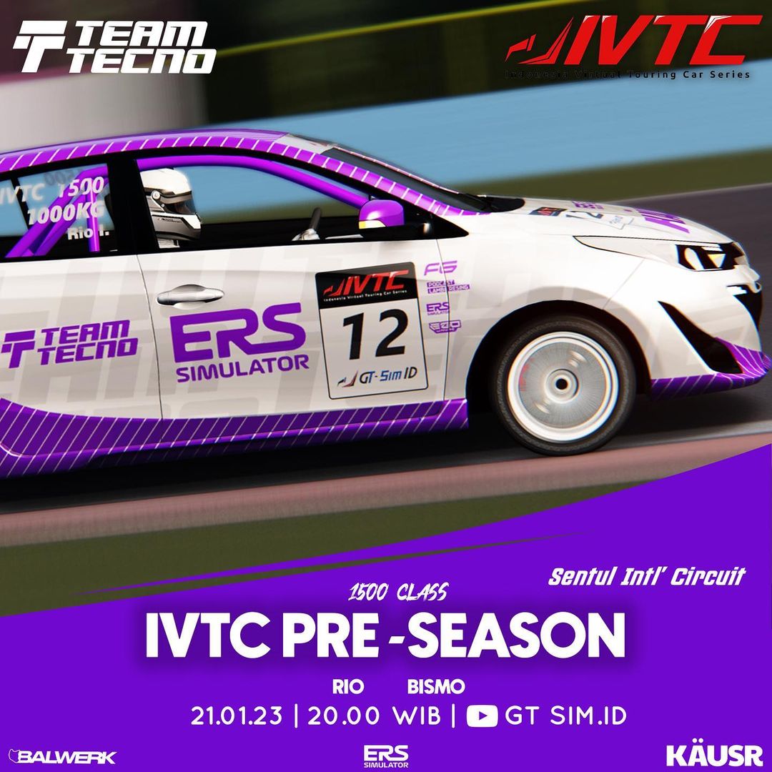 teamtecno_'s tweet photo. Guess who's back?!.

We kick off the 2023 season with some action from Indonesian Virtual Touring Car Series!.

Tune in to GT https://t.co/c1uTtFbSbE YouTube channel on 21 st January for the Pre-Season live stream.

See you on track! 🚗💨 https://t.co/henpeVWGV2