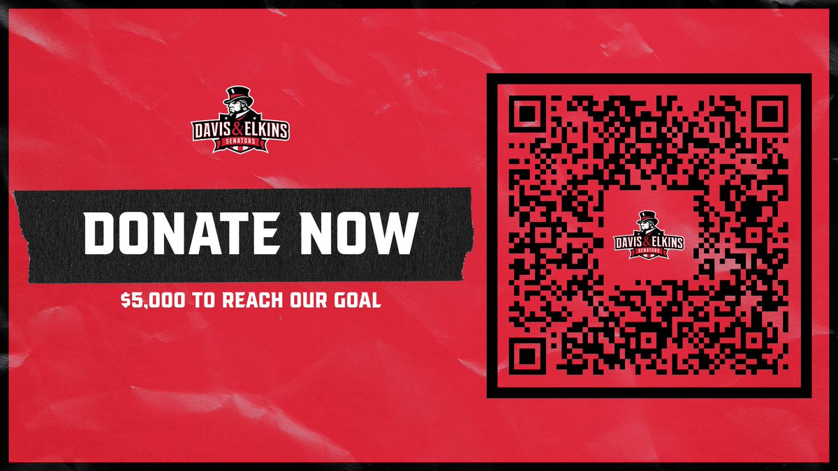 SenatorsBSB's tweet photo. 🚨FUNDRAISING UPDATE🚨

We're within $5,000 of our fundraising goal to cover the cost of a charter bus for our spring break trip to Florida. Donations can be made online by scanning the QR code or visiting https://t.co/gb3O1NQVTY. #DEfendthehills https://t.co/lwtrypboAT