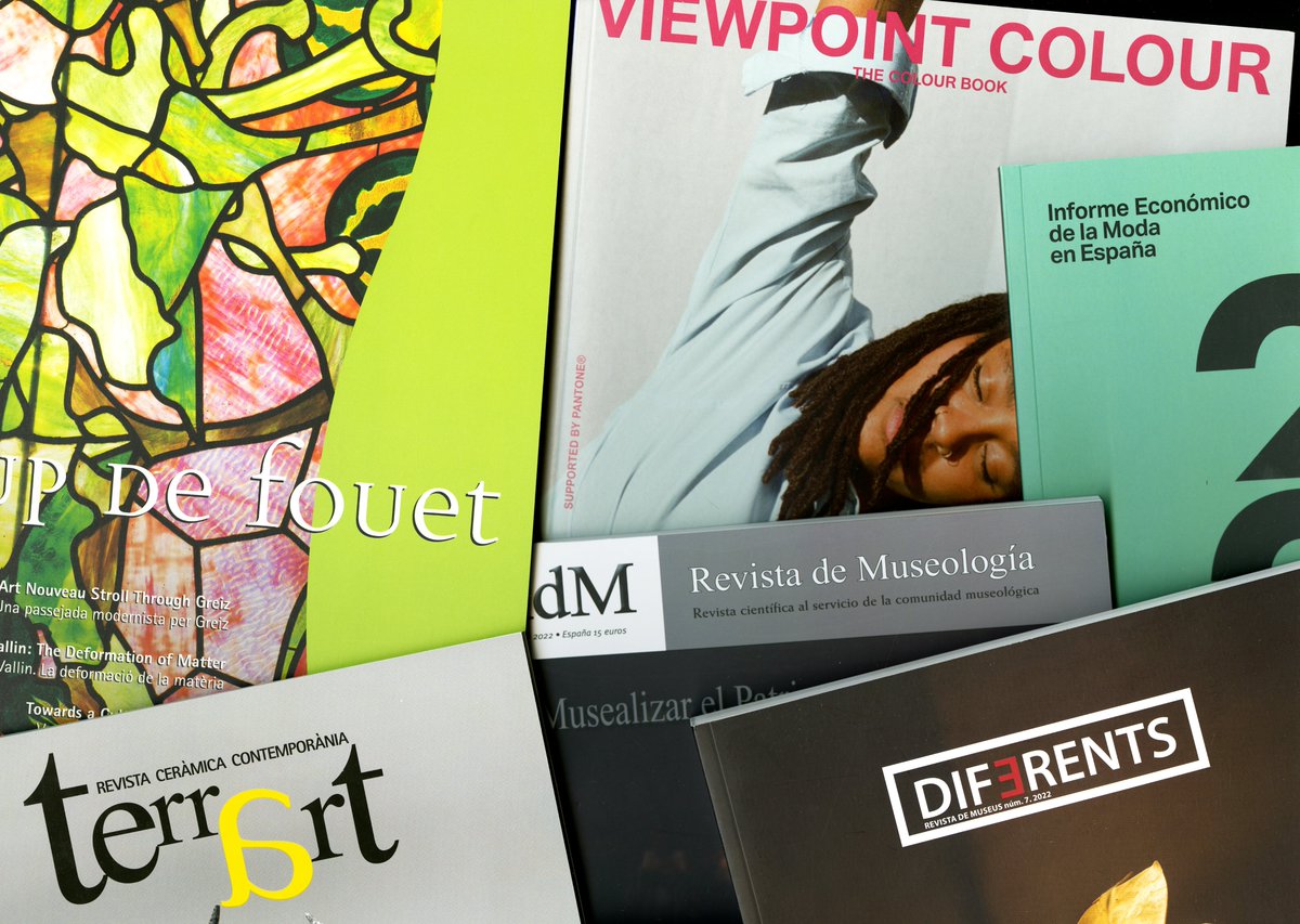 dissenydoc's tweet photo. 🆕Últimes #revistesdedisseny rebudes❗️

#viewpointcolour
@Modaes 
#Diferents @_MACVAC 
#RdM @AEMuseologos  
#coupdefouet @ArtNouveauClub  
#terrart @ACeramistesCat

Per estar al dia de les darreres #novetats 🧐👉https://t.co/DTiEq52Eiy

#revistasdediseño #designmagazines https://t.co/8wU5KL7Ais