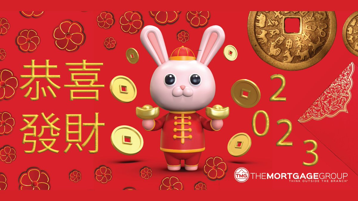 Hop into the Year of the Rabbit with good luck, harmony, and peace by our side. 🐰

FSRA #10315 | SK Brokerage #315872 | TMG The Mortgage Group (Atlantic) Inc.

#lunarnewyear #TMGFamily #yearoftherabbit2023 #rabbit #red #gold #chinesenewyear #prosper