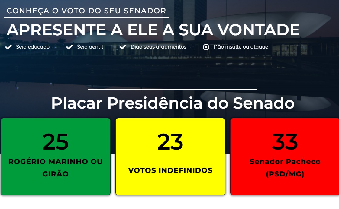 GayerGus's tweet photo. Faltam 11 dias
Não parem de conversar com os senadores.
Sempre de forma educada e apresentando seus argumentos
#PachecoNAO https://t.co/TgrDMBqStM