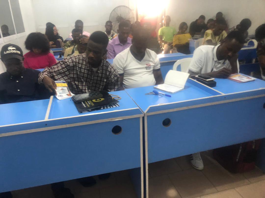 TmaxNigeria's tweet photo. Screening of applicants going on now at DXpertz Technologies, Edo State.#tmaxedo #tmaxnigeria #skilldevlopment #ProjectTmax https://t.co/TCA0spgKoc