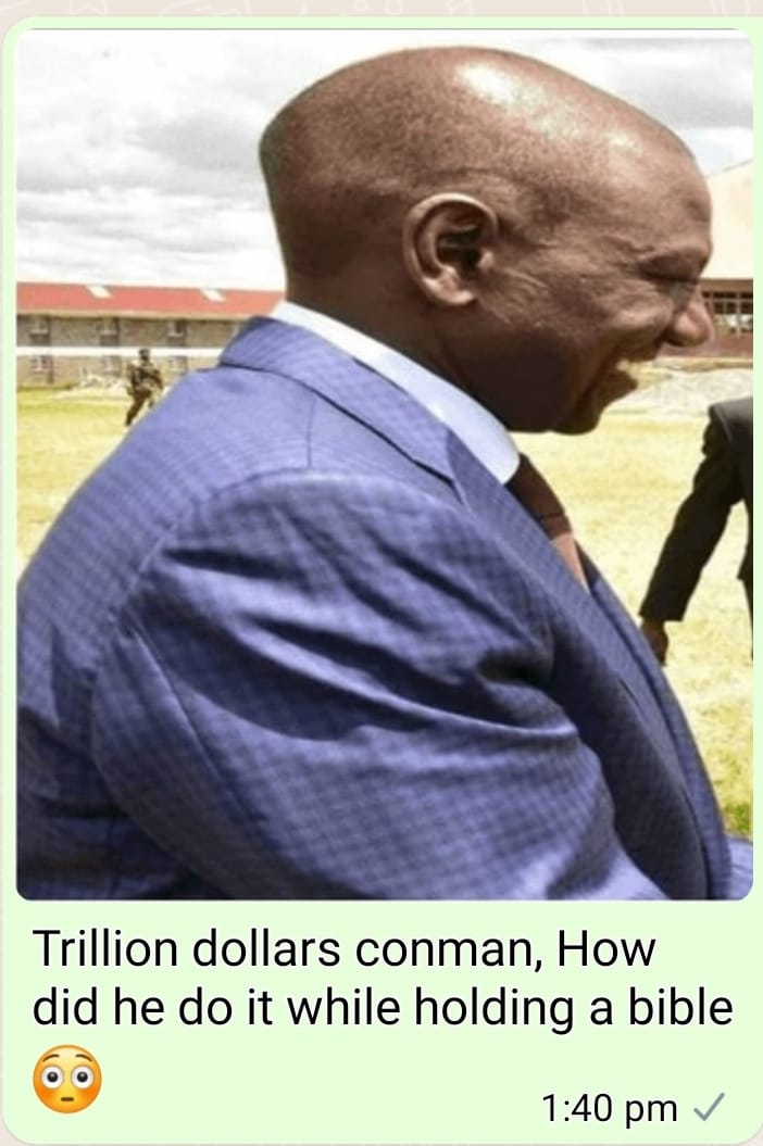 chabukati's tweet photo. Conman
#RutoHasFailed
#rutomustgo2023
#DanOjowaForPresident
@appartyofficial @DanOjowa https://t.co/pjDlPhGE3C