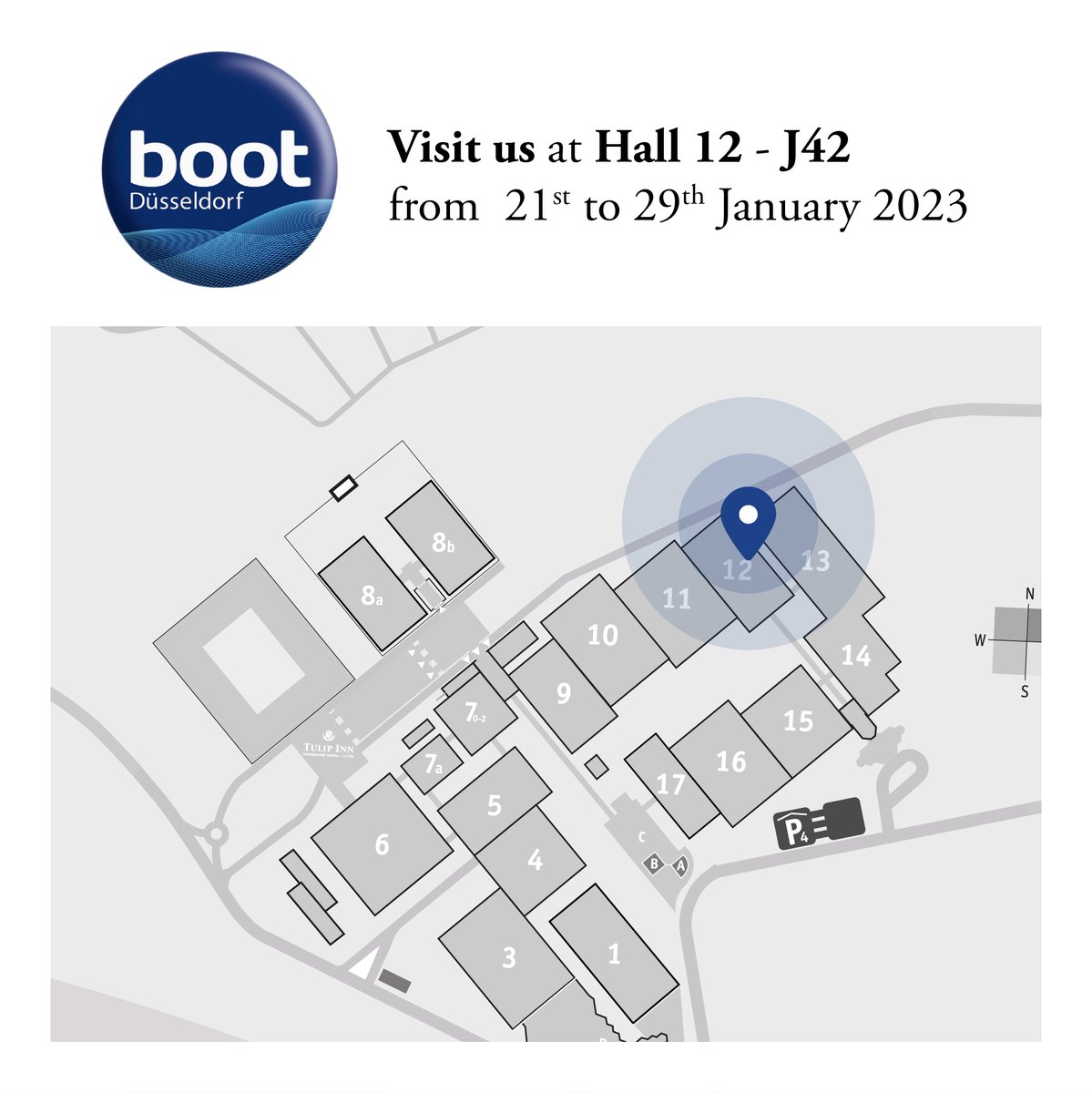 Meet us in Dusseldorf Boat Show