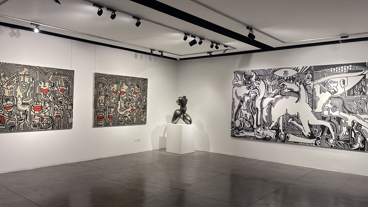 MarkHachemArt's tweet photo. Thank you all who came to the opening of “Labyrinth” by Ammar Hammoud. 

The show will remain on viewing until the 1st of February.

#art #artsy #artnet #artnews #artcollector https://t.co/Ab8ftMAcSb