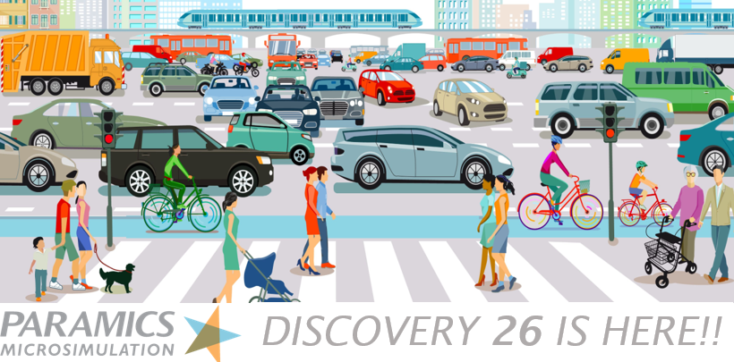 ukparamics's tweet photo. PARAMICS DISCOVERY 26 IS HERE!!!

We are delighted to announce Paramics Discovery 26 is now available to download from our Paramics Support site - https://t.co/uT4nQp0RLF #microsimulation #trafficmodelling #planning #cycling https://t.co/XAjKwtWAFa