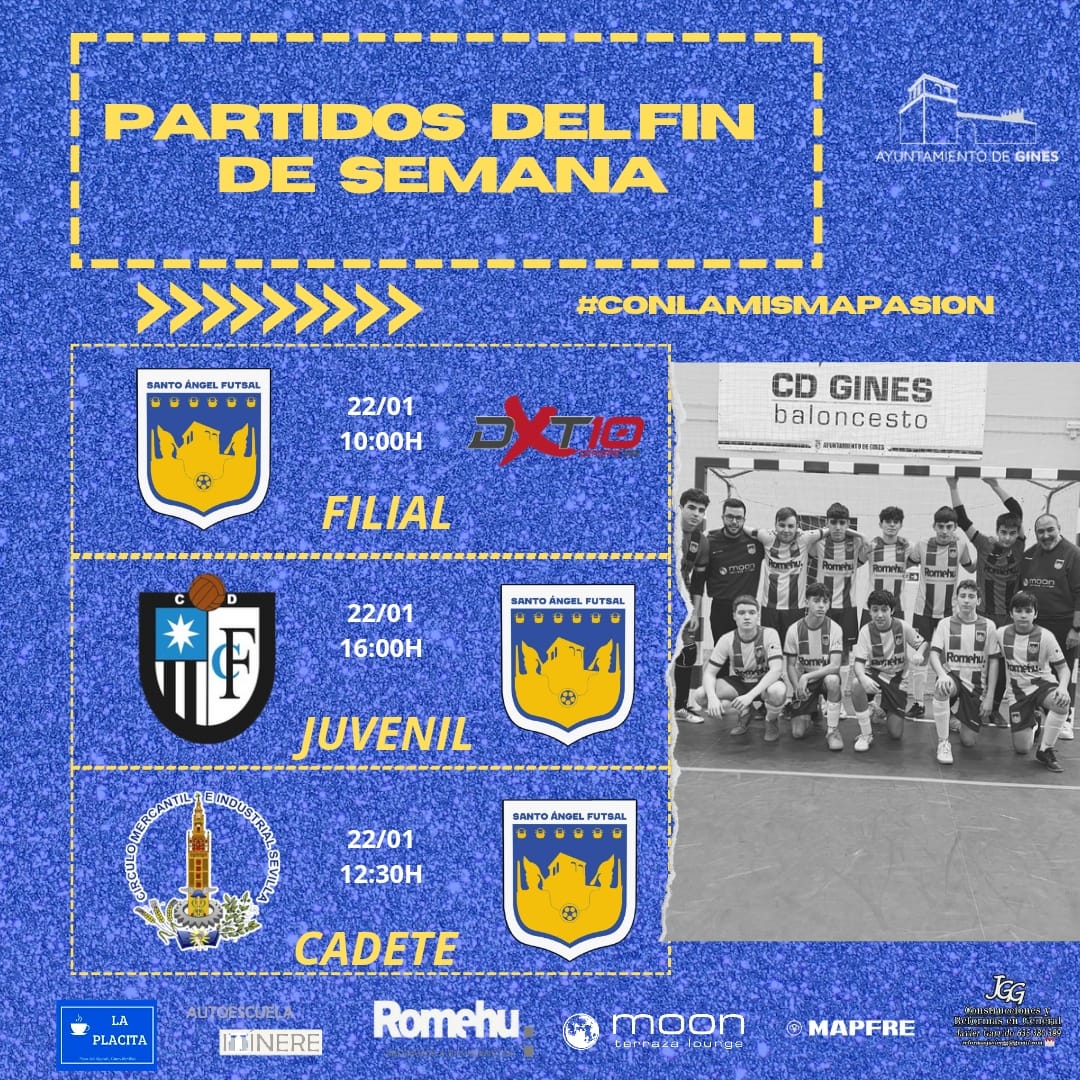 Santo Angel Futsal (@santoangel_fs) on Twitter photo โฝ๏ธ๐ฃ๐๐ฅ๐ง๐๐๐ข๐ฆ ๐๐๐ก ๐๐ ๐ฆ๐๐ ๐๐ก๐
๐ฅ๐๐๐๐๐ผ๐:๐๐ญ๐ฏโฃ
๐22/01-10:00โฃโฃโฃโฃโฃโฃ
โ๏ธSan Josรฉ
๐ช ๐
๐๐:๐๐ญ๐ฏโฃ
๐22/01-16:00โฃโฃโฃโฃโฃโฃ
โ๏ธCarmonense Brandtโฃ
โก๏ธ๐พ๐ผ๐ฟ:๐๐ฎ
๐22/01-12:30
โ๏ธMercantil
โก๏ธ๐พ๐ผ๐ฟ ๐๐๐ฟ:๐๐ญ๐ฎโฃ
๐20/01- 19:00โฃโฃโฃโฃโฃโฃโฃโฃ
โ๏ธCalavera โฝ๏ธ๐ฃ๐๐ฅ๐ง๐๐๐ข๐ฆ ๐๐๐ก ๐๐ ๐ฆ๐๐ ๐๐ก๐
๐ฅ๐๐๐๐๐ผ๐:๐๐ญ๐ฏโฃ
๐22/01-10:00โฃโฃโฃโฃโฃโฃ
โ๏ธSan Josรฉ
๐ช ๐
๐๐:๐๐ญ๐ฏโฃ
๐22/01-16:00โฃโฃโฃโฃโฃโฃ
โ๏ธCarmonense Brandtโฃ
โก๏ธ๐พ๐ผ๐ฟ:๐๐ฎ
๐22/01-12:30
โ๏ธMercantil
โก๏ธ๐พ๐ผ๐ฟ ๐๐๐ฟ:๐๐ญ๐ฎโฃ
๐20/01- 19:00โฃโฃโฃโฃโฃโฃโฃโฃ
โ๏ธCalavera