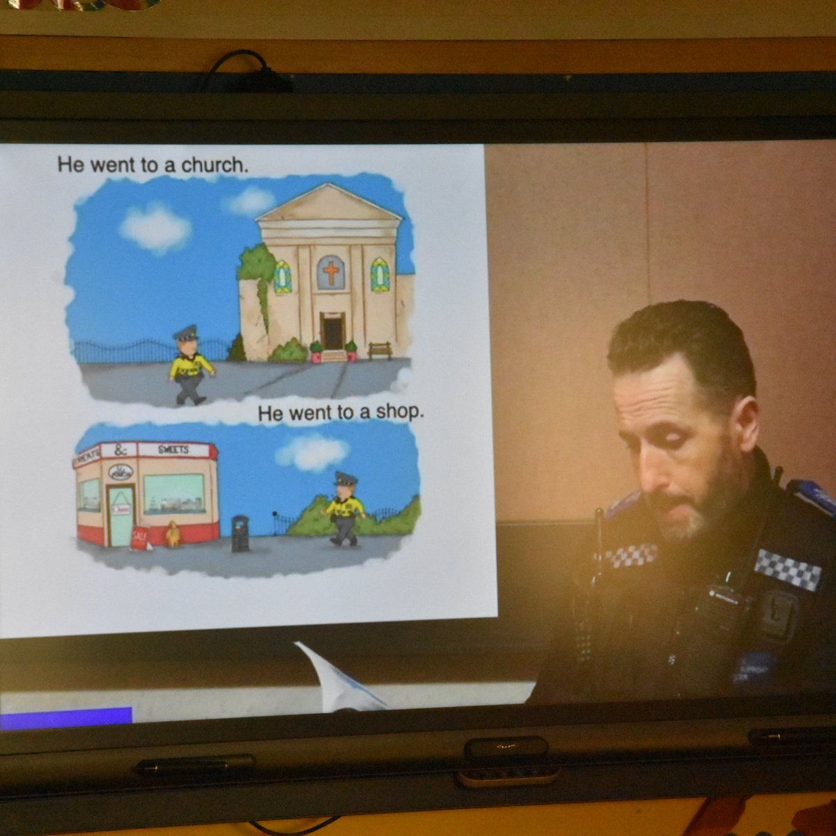 Y1Y2ManorPrep's tweet photo. Today we were visited by PCSO Haynes to tell us the story of PC Ben and how he helps people in his community. The children were fascinated by the talk and asked lots of interesting questions.
@ThamesVP #PCBen #PCSOHaynes #ManorPrep #StayingSafe #School #Year1 #Year2 @manorprep https://t.co/zSaQiE6mCS
