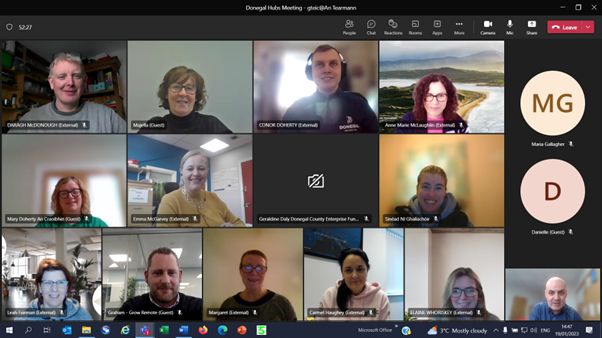 Managers of #Donegal's #DigitalInnovationHub network have virtually met to continue with the positive collaboration, interaction and discussion. Stay tuned for updates in 2⃣0⃣2⃣3⃣!