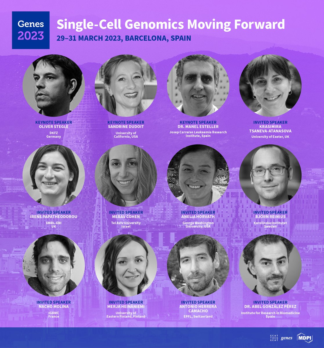 🚨Today is the last day to submit your abstract to Genes2023 - Single-Cell Genomics Moving Forward🚨

Find out more about the conference and submit your abstract: genes2023.sciforum.net

We look forward to meeting you and discussing your research in Barcelona!