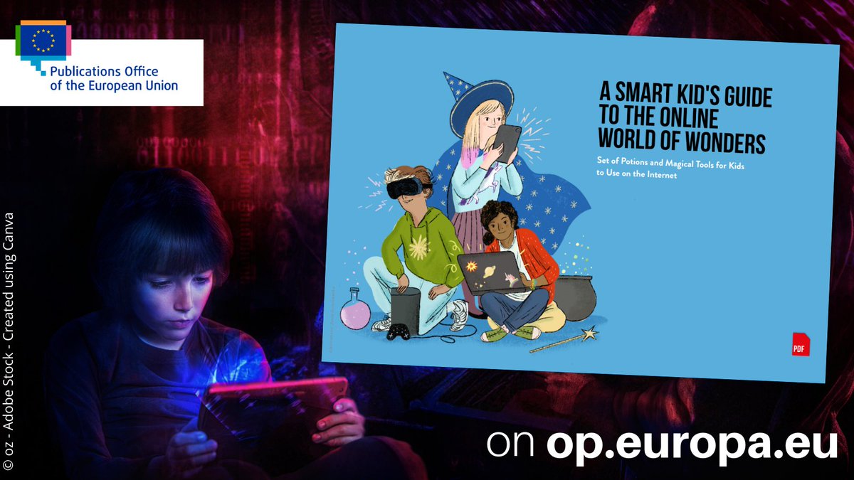 EUPublications's tweet photo. A pair of male penguins adopted a chick! True or false? Help children master the Internet with @DigitalEU's guide: ‘A smart kid’s guide to the online world of wonders: Set of potions and magical tools for kids to use on the Internet’ https://t.co/MLCvZByFnB
#PenguinAwarenessDay🐧 https://t.co/sMX3icJdOA