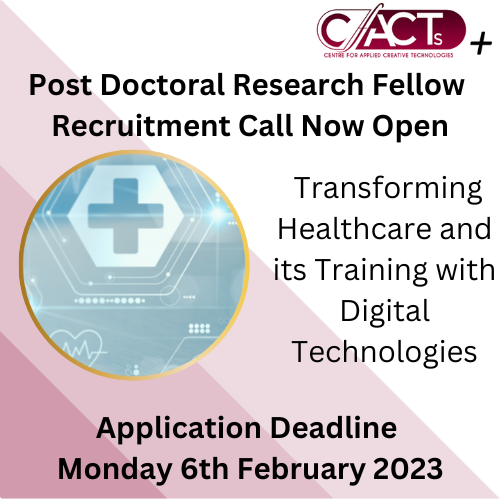 CfACTsPlus's tweet photo. We are hiring #postdoc #research fellows👇
Integrating Natural Interaction &amp; #digitaltwin into #xr https://t.co/gUO4pzqIdd
Marking Medical Imaging Report Automatically with #nlp https://t.co/f6ptX36g4y https://t.co/Y7wDLJxcem