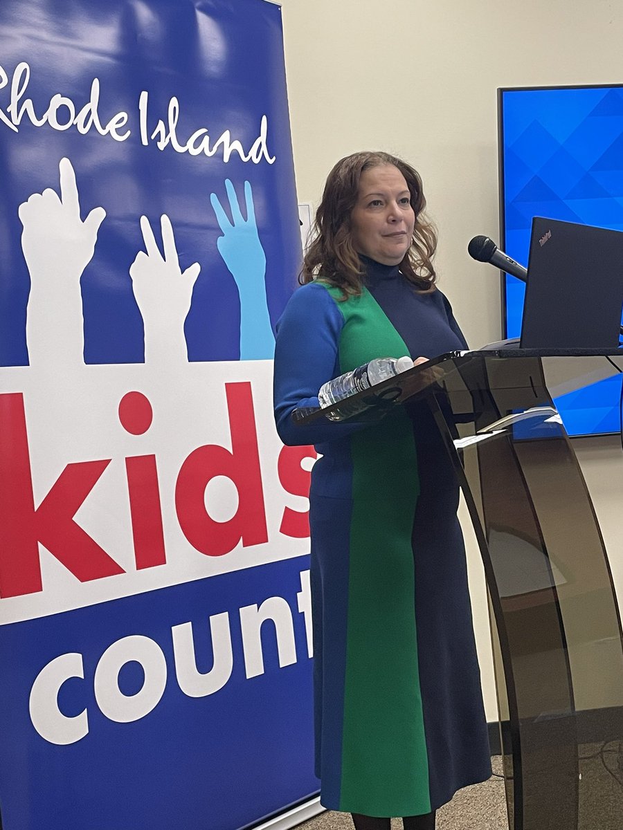 PaigeCParks's tweet image. Commissioner @AInfanteGreen powerful remarks at the release of @RIKidsCount issue brief, Racial and Ethnic Disparities in K-16 Education in RI. “This report validates what many of us have felt…It’s not that our kids are unable, it’s the *system* that’s been unable.” #EdChatRI