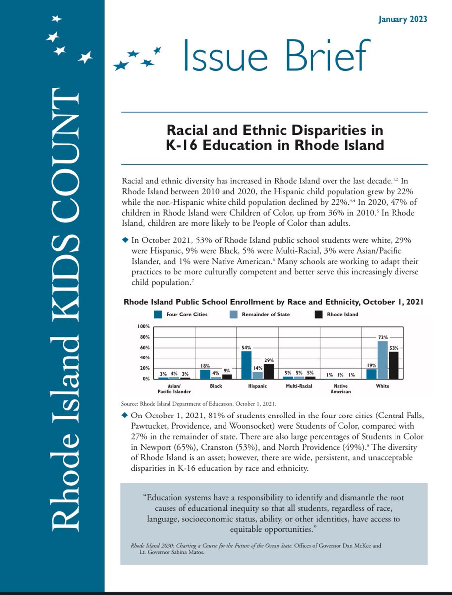 PaigeCParks's tweet image. .@liveunitedri has been a strong partner in addressing systemic inequities in #RI. Thank you @CortneyNic, Dr. Adama Brown &amp;amp; United Way of RI team for your support of this publication. We are stronger together! #EdChatRI