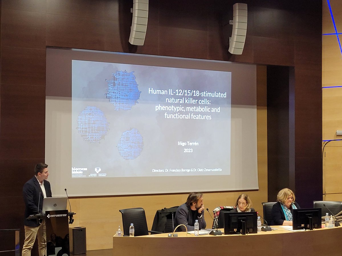 Hoy toca #tesis en el grupo de <a href="/RealPacoBorrego/">Francisco Borrego</a> en <a href="/biocrucesHRI/">IIS Biocruces Bizkaia ahora IIS Biobizkaia</a>...
<a href="/I_Terren/">Iñigo Terren</a> crushing it! 💪🏻