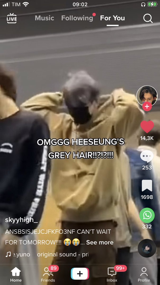 HEESEUNG GREY HAIR EH OFICIAL