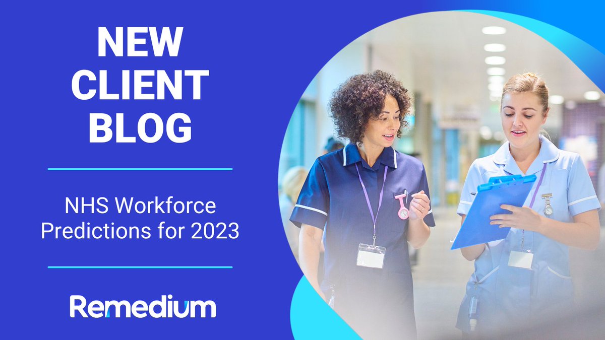 In our latest blog post for our NHS Trust partners, we make our NHS workforce predictions for the coming year. Read it here:  remediumpartners.com/nhs-workforce-…

Do you agree? Tweet and let us know!

#NHSworkforce #healthcarestaffingcrisis #newblog #NHS #NHSEngland