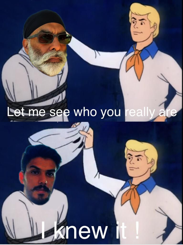 laadli_fauj's tweet photo. All #Sikhs are aware of the real identity of #AmritpalSingh 😂🤣
#AmritpalSingh 
#notokhalistan #FakeAPS #FakeWPD #FakeSFJ #fakepannun #FakeAmritPalSingh #DeepSidhu #Khalistan #khalistanmurdabad #ThugAPS #NoToAPS #Warispunjabde #ISIagent 
@manpreetdhi99
@GurdeepMaan79 https://t.co/aaRLiExd7s