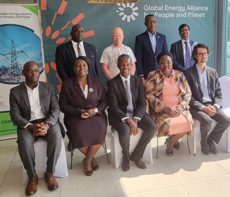 uetcl's tweet photo. UETCL’s Manager Corporate Services, Mr Martin Erone, on a panel at the training of government officials from Malawi &amp; Sierra Leone on Power Purchase Agreements &amp; Financial Modeling sponsored by Global Energy Alliance for People and Planet (GEAPP) https://t.co/lFU2E8qb78