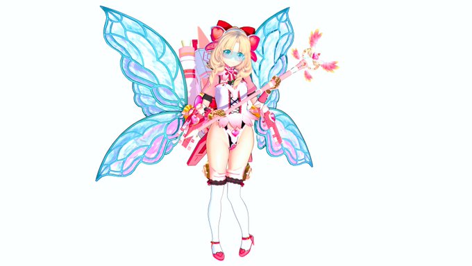 みにくいだろうから羽とるとこんなかんじ
科学と魔法の融合的な感じで結構気に入ってる 