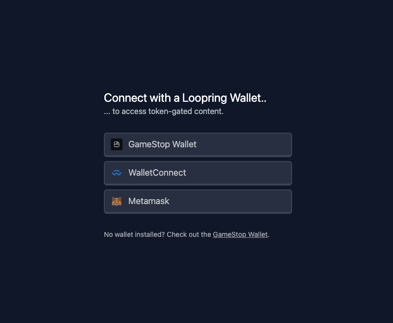 0xgeel's tweet photo. I started working on a #Loopring #TokenGating proof-of concept today. 

Use case:
🎨 Loopring creators can upload files to Piñata IPFS that should be accessible under specific circumstances. 

🤝Collectors can verify their wallet, unlocking gated content. https://t.co/MZ5CSkPiyb